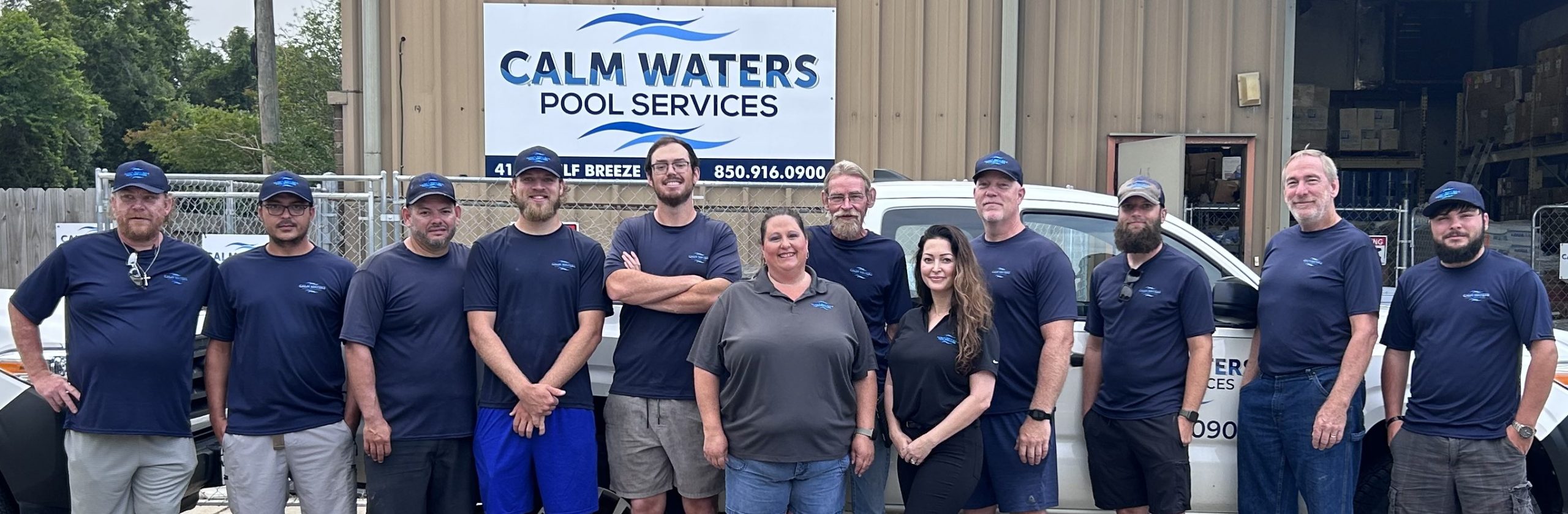 Calm Waters Pool Services® Gulf Breeze Team Photo